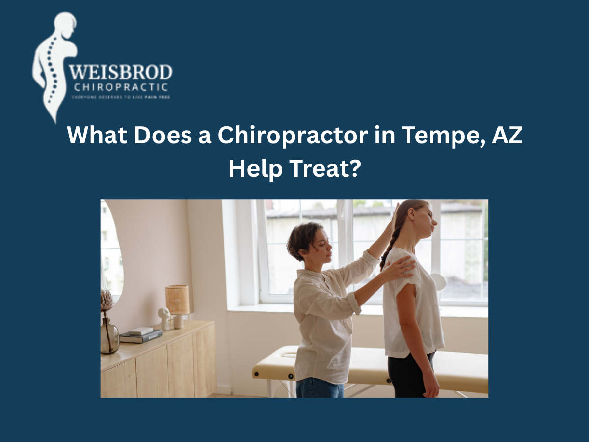 At Weisbrod Chiropractic, we provide personalized chiropractic care in Tempe, AZ designed to help patients improve movement, reduce pain, and support long-term spinal health naturally.